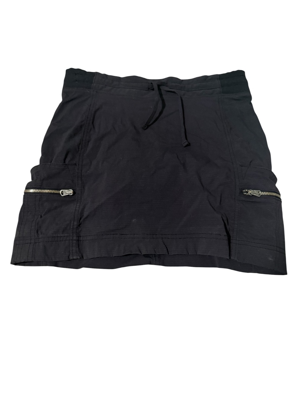 Athleta Black Activewear Skirt with Subtle Logo